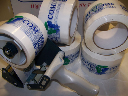 2" x 2.6 mil x 55YD Logo Tape