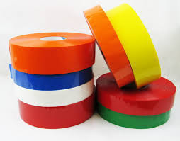 Bopp industrial carton sealing tapes in 6 colors