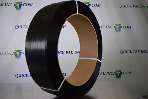 1/2" x .027 x 7200' Black Poly Strapping