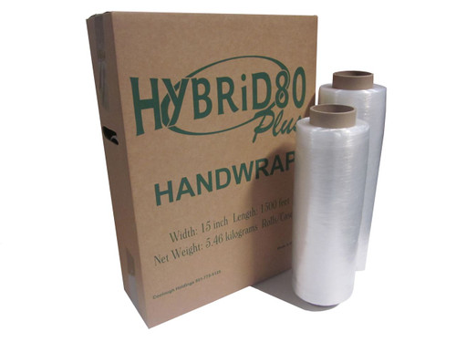 16" x 12mu x 1500' HYBRiD80 Cast Hand Wrap