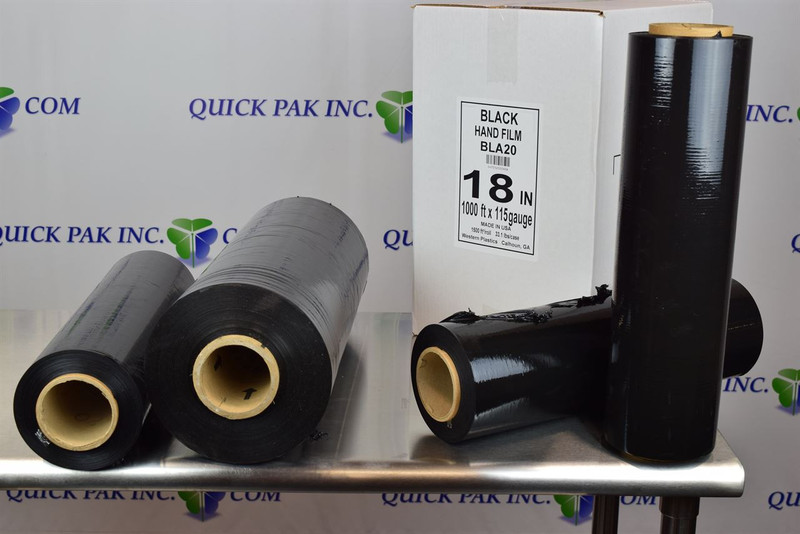 Black Opaque Security Pallet Wrap