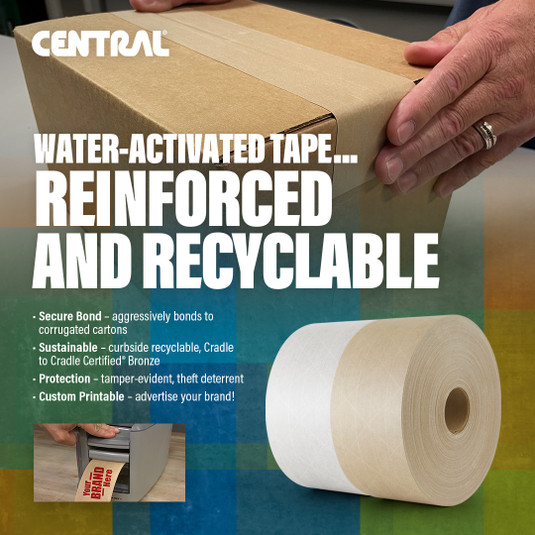 ​Central® Water-Activated Tape