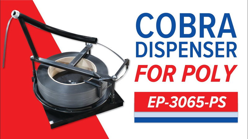 ​Heavy Duty Cobra Dispenser for Steel or Poly Strapping