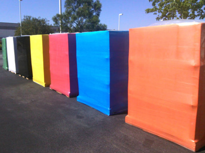 ​Pallet Stretch Wrap in Colors and Opaque.