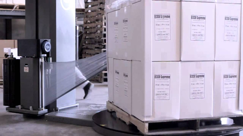 Revolution Pallet Wrapper; Best way to wrap a pallet.  