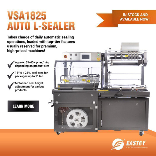 Shrink Wrap Fast with the Eastey Automatic L-Sealer