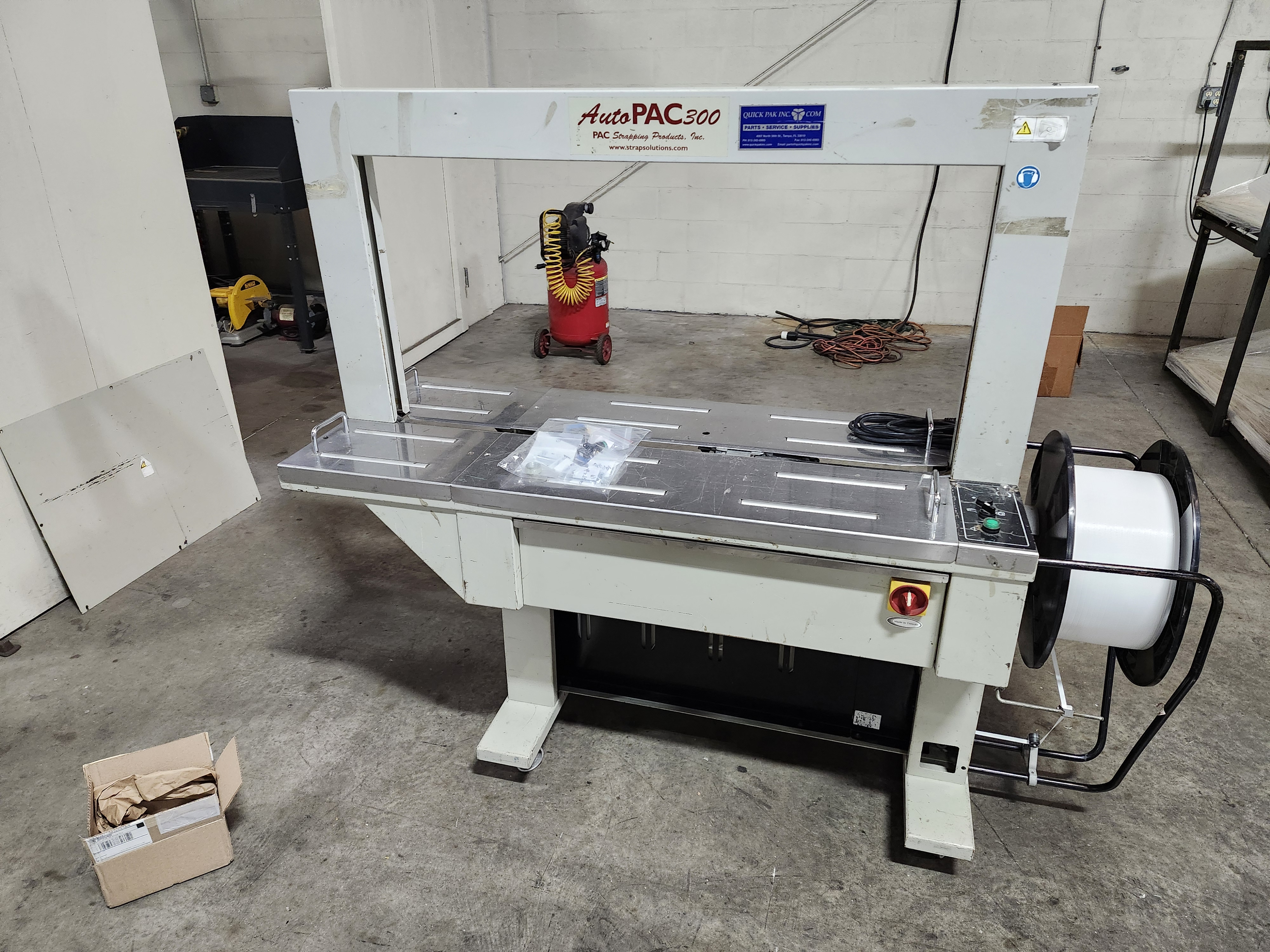 AutoPac 300 Arch Strapping Machine Serviced by Quick Pak Inc