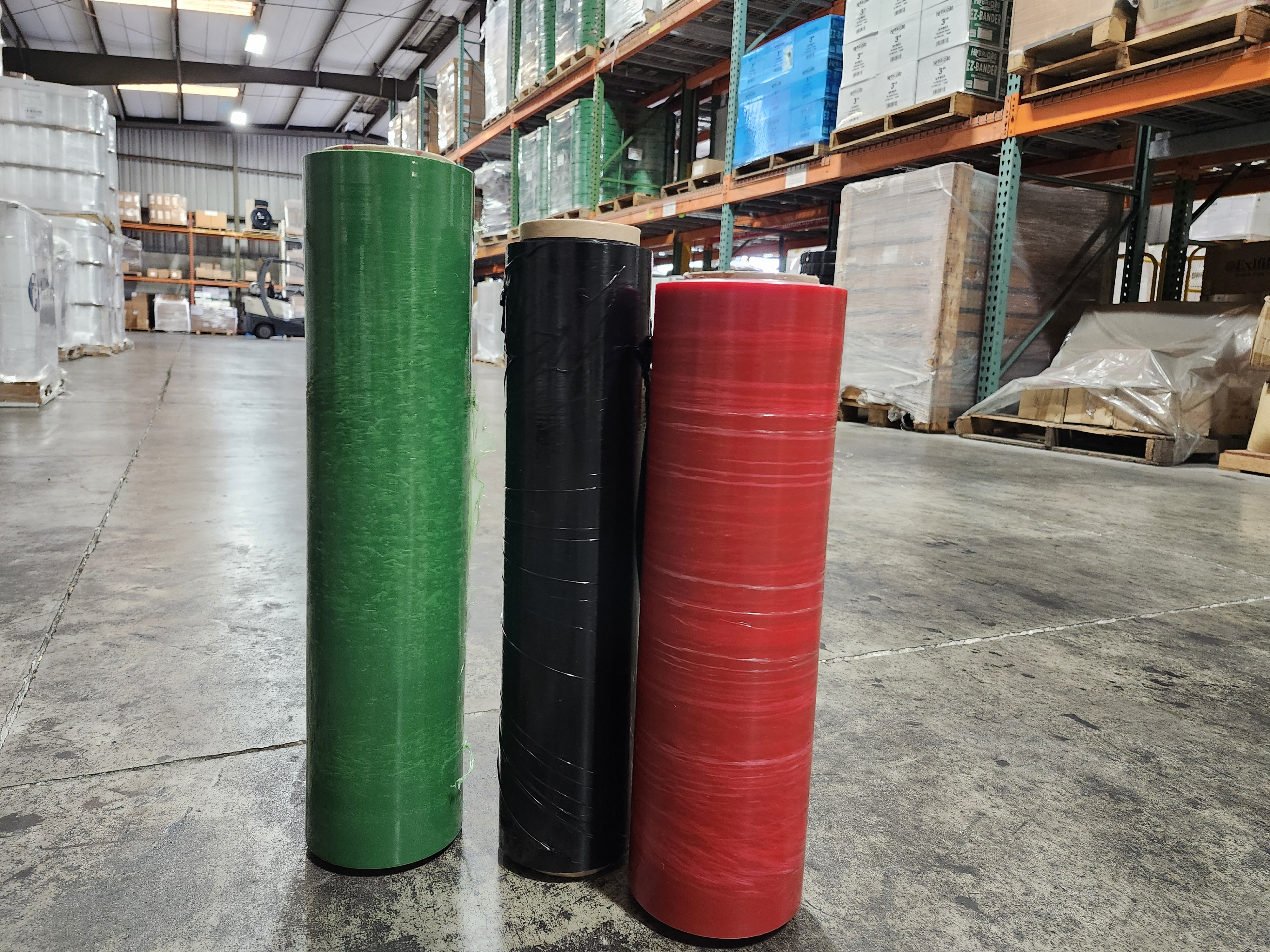 Why Wrap Pallets in Colored Stretch Wrap