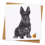 Scottie Dog Holiday Card