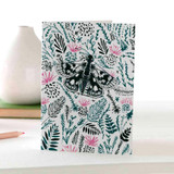 Thistles and Butterfly Greeting Card