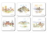 Scottish Castle Collection Coasters