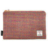 Harris Tweed and Canvas Large Zipper Bag