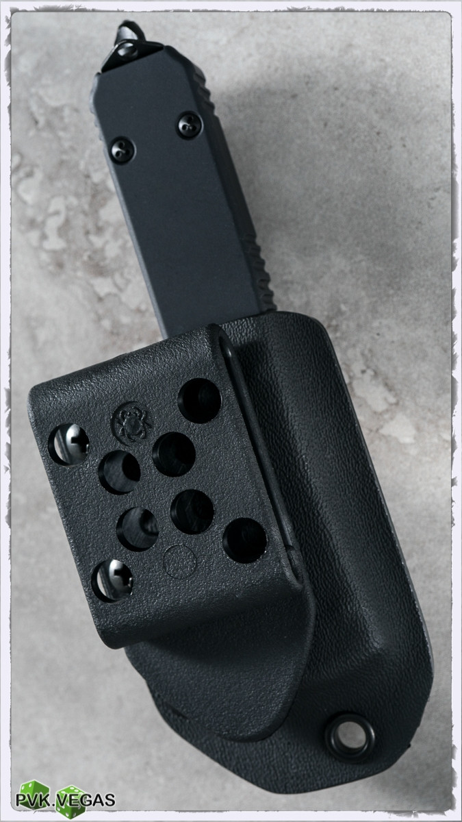Microtech Kydex Ultratech Flat Body Belt Sheath - PVK