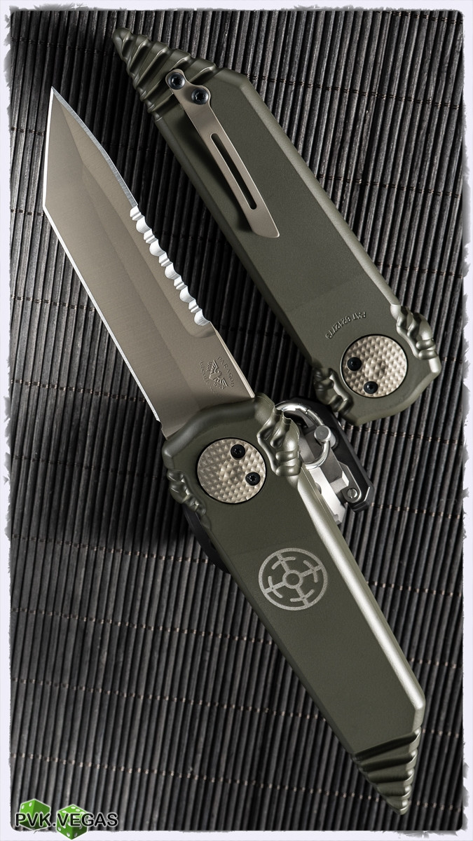 Paragon DrEDDlock Gravity Blade Trap Folder OD Green Handle Flat
