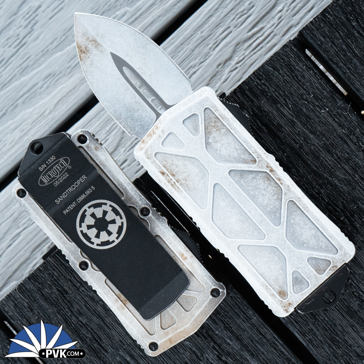 Microtech Exocet 157-1SA Double Edge Sandtrooper Blade