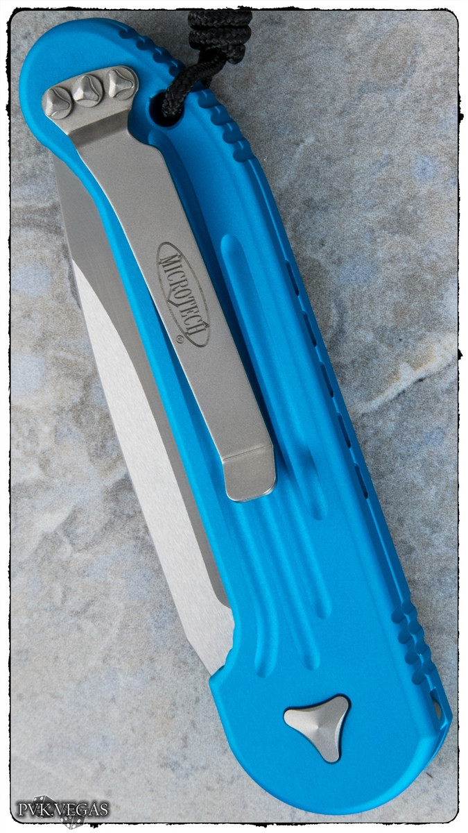Microtech LUDT 2016 Satin Standard Blade Turquoise Handles - PVK