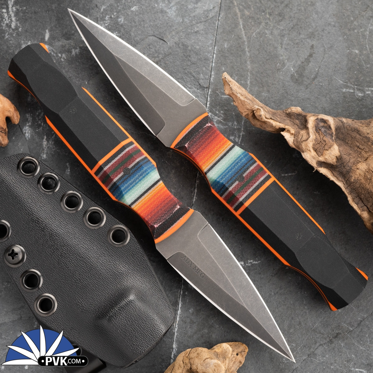 Auxiliary Manufacturing Bottle Rocket Double Edge AEBL, Serape