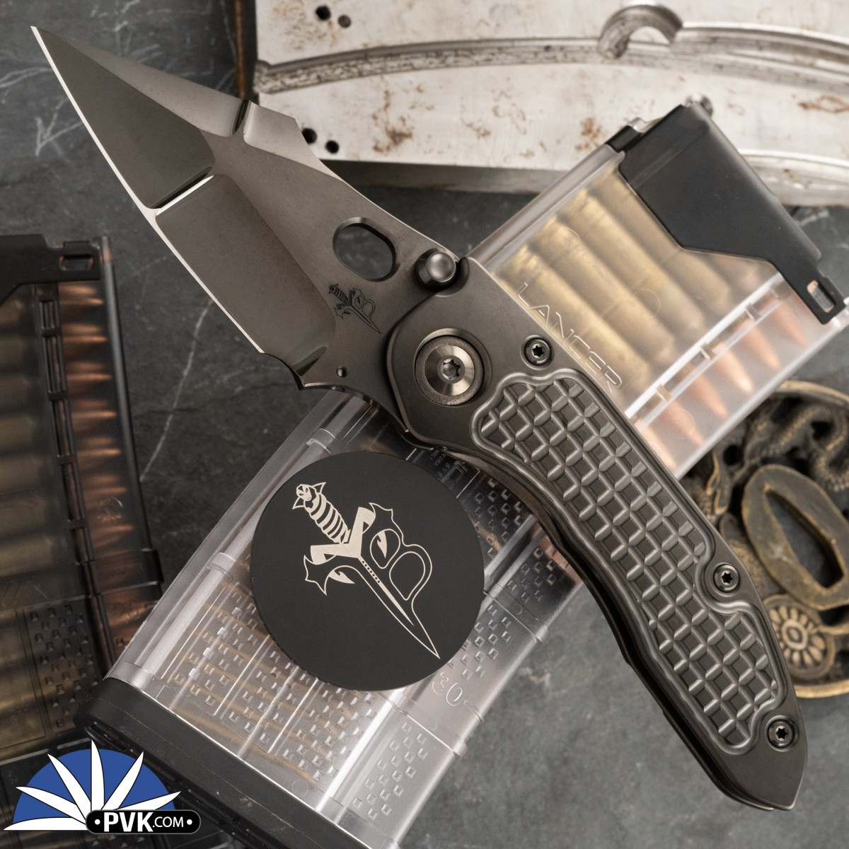 Borka Blades & Marfione Custom, Collab - Blackout Frag Stitch, DLC