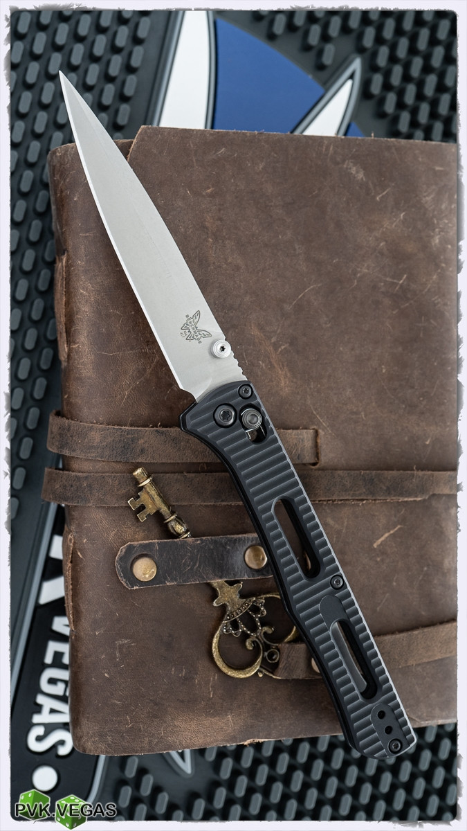 Benchmade Fact AXIS Lock, Black Aluminum, Satin S30V - PVK