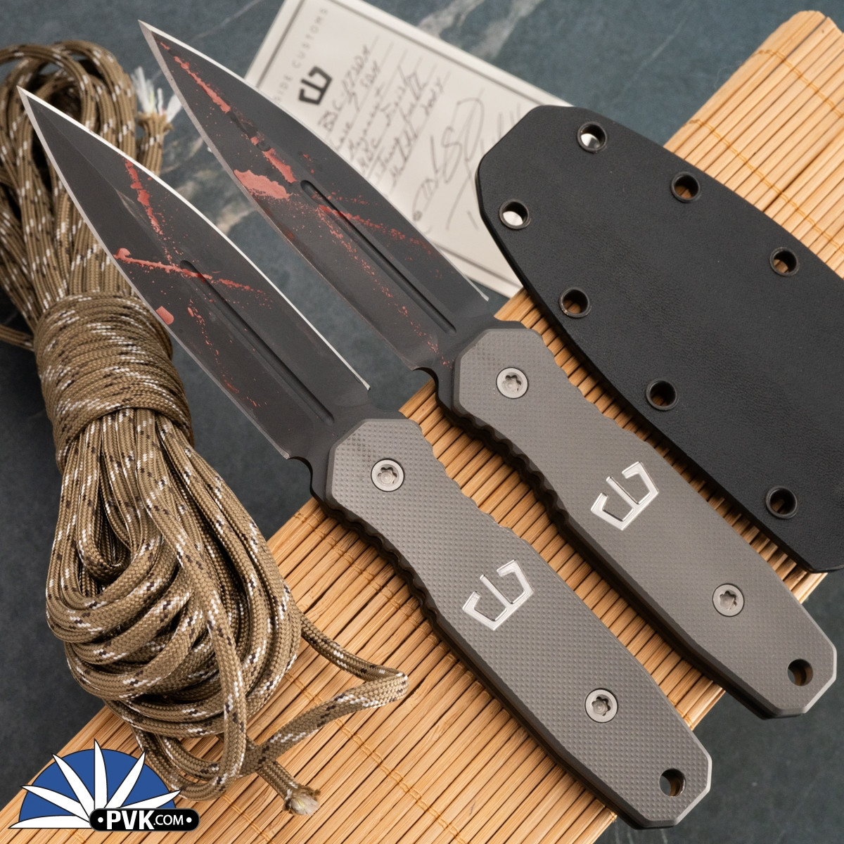 Blackside Customs P7SDM, Blood Splatter Magnacut, Titanium Scales