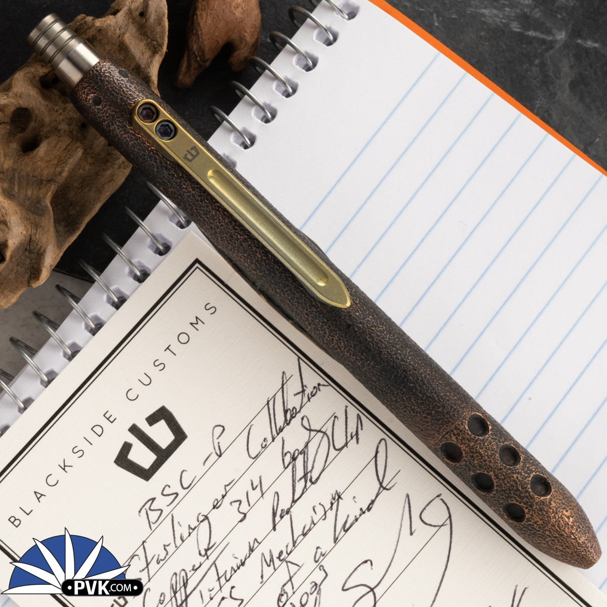 Blackside Customs/Starlingear BSC-P Pen One Of a Kind Copper Pen - PVK