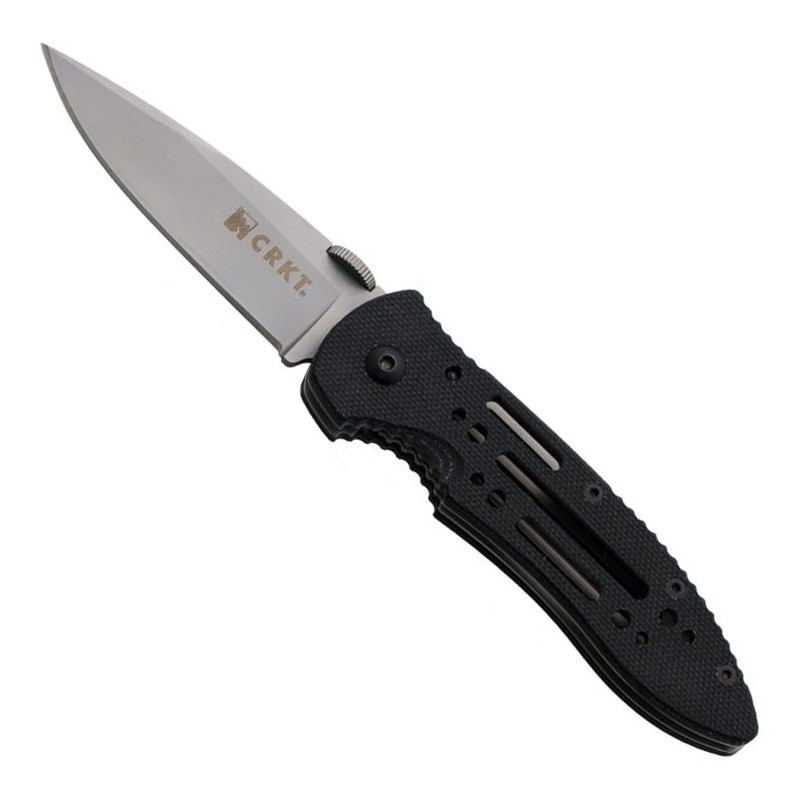 Vintage CRKT 6752G Point Guard Black G10 Bead Blast Blade - PVK