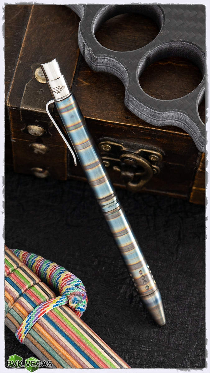 Darrel Ralph Designs (DDR) Flame Anodized Titanium Go Pen - PVK
