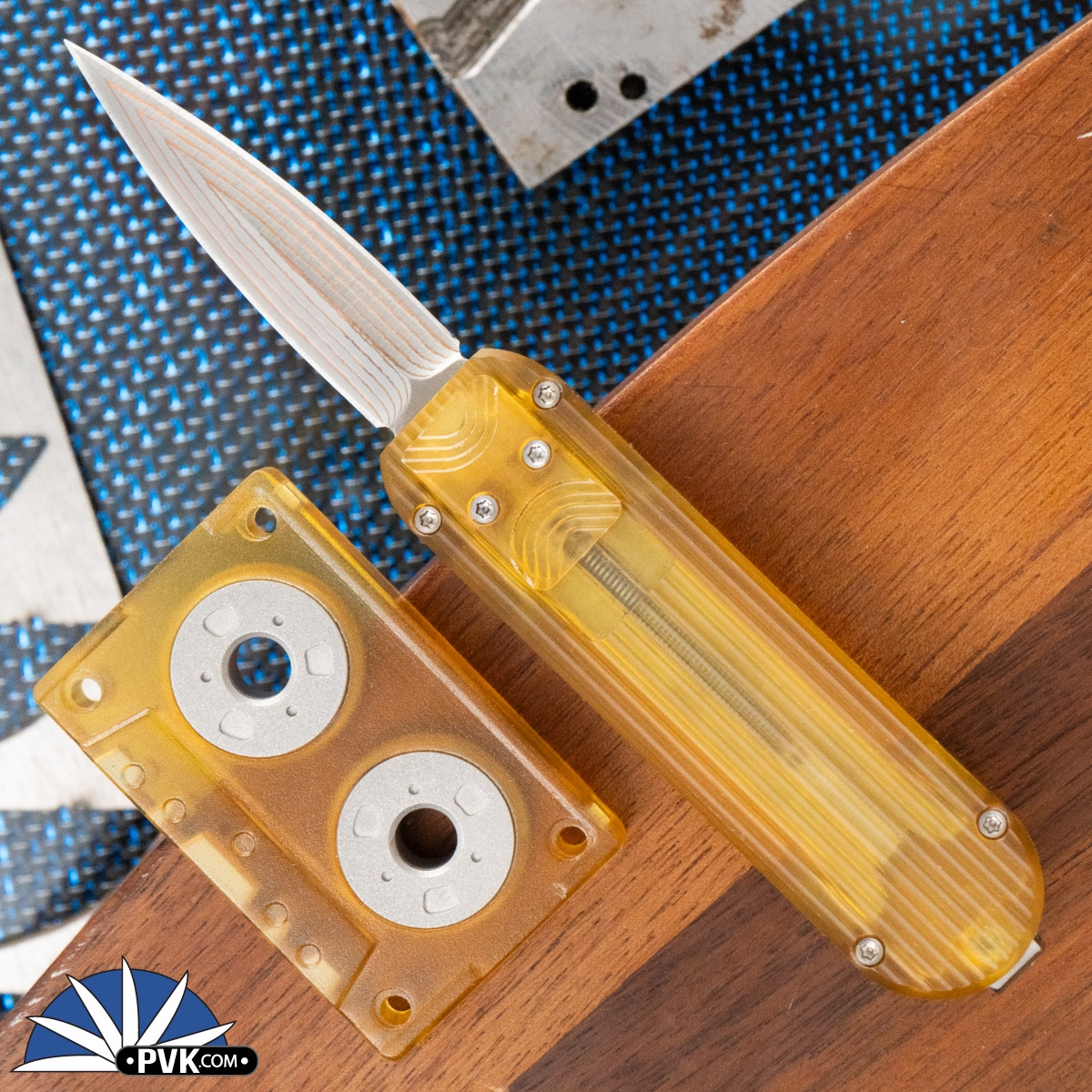 D Rocket Design 007 California OTF Japanese Laminated Copper Blade