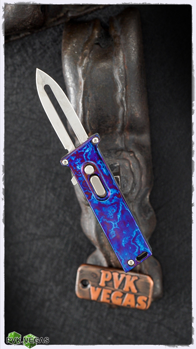 D Rocket Design Timascus Tallin OTF, Satin M390 - PVK