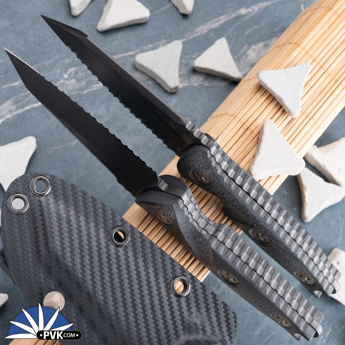 Microtech Socom Alpha Mini 93M-3DLCCFS Warcom DLC Full Serrated
