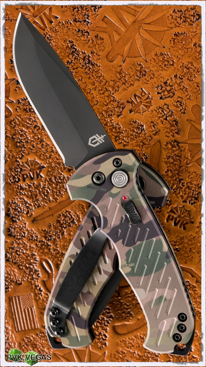 Gerber 06 Auto Green Multi-Cam - PVK
