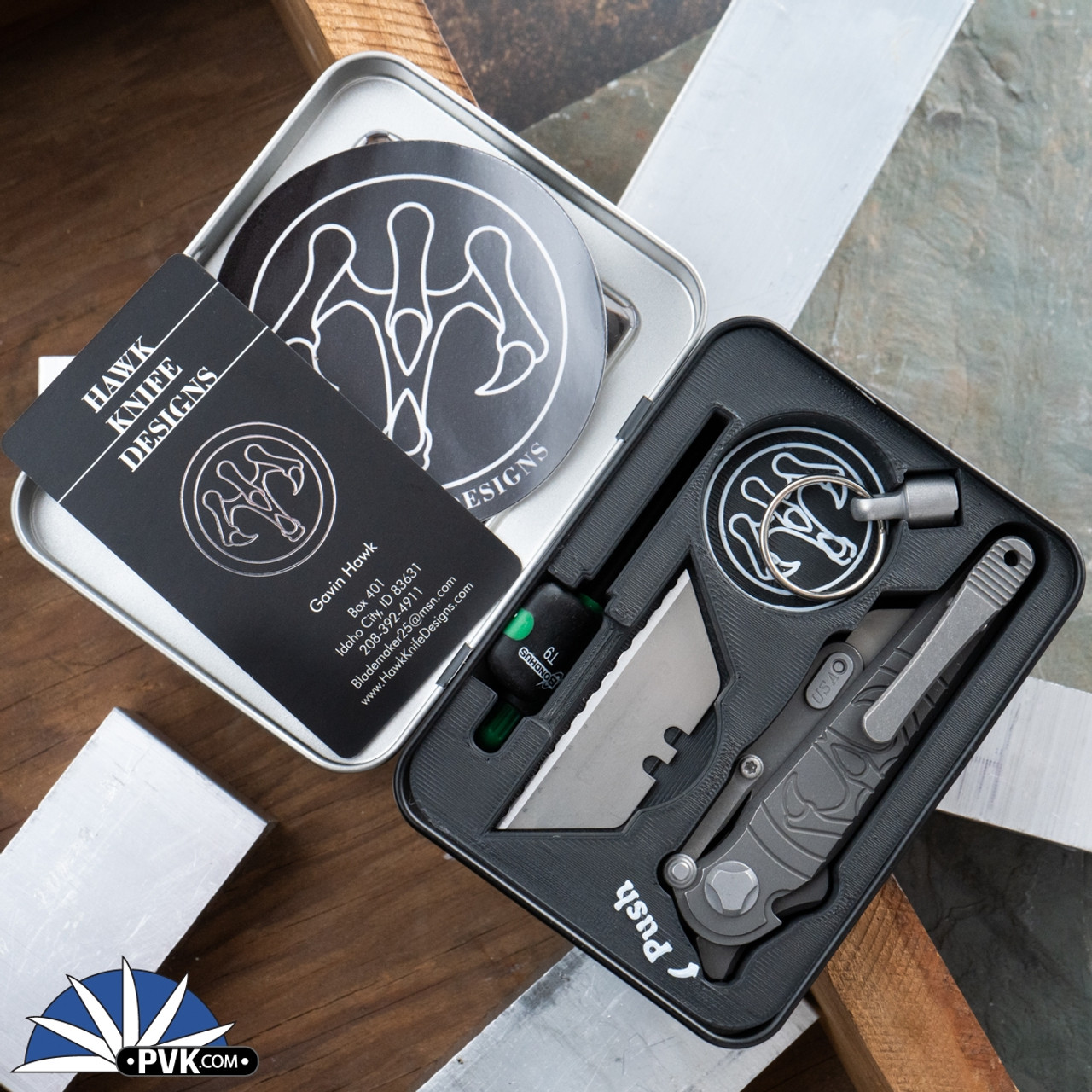 Hawk Knife Designs Short Cut Utility Knife, Replaceable