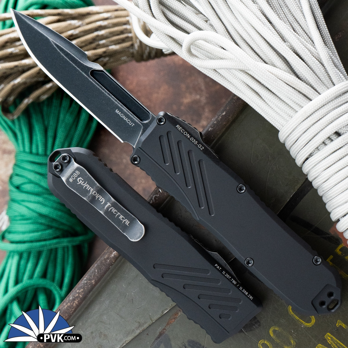 Guardian Tactical RECON-035 G2 Single Edge, Dark Stonewash Blade