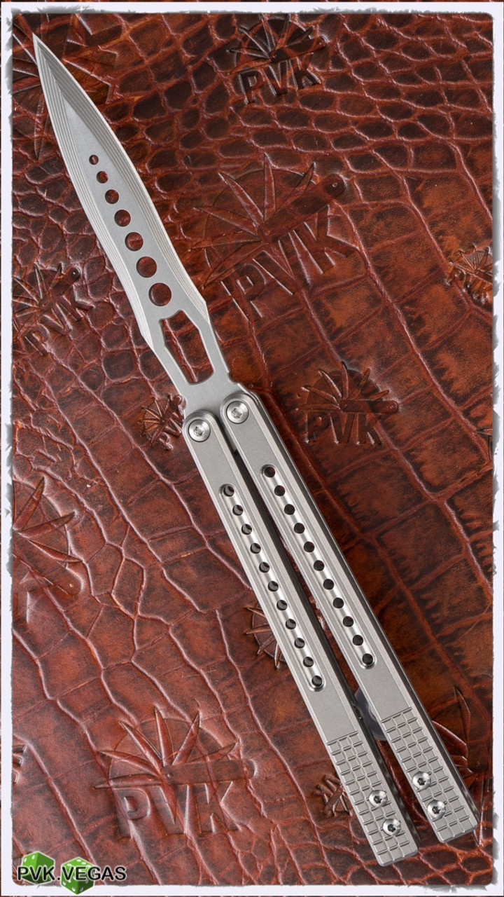 JK Design Custom Emissary Double Edge Balisong 039 - PVK