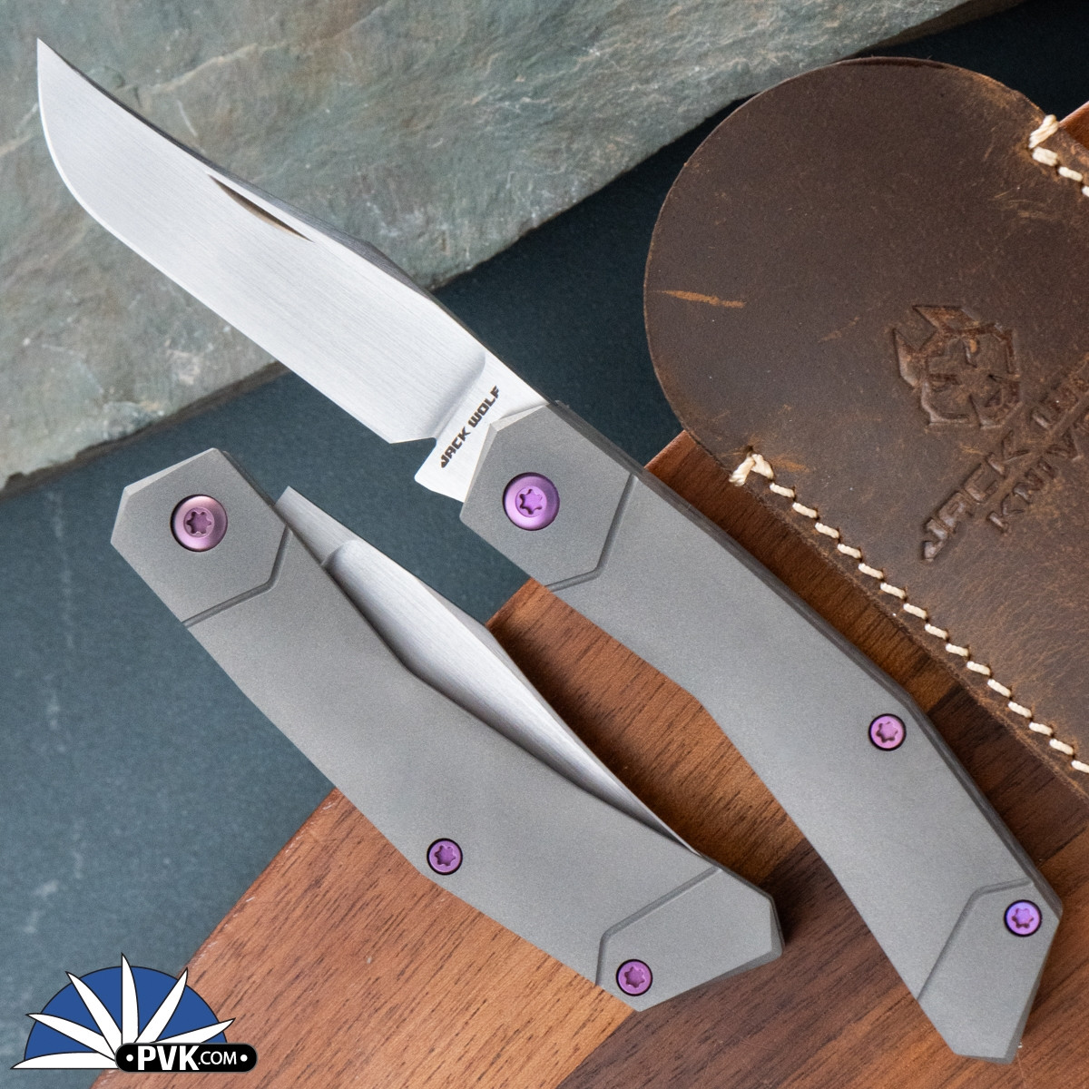 小物 NrcticVII Jack Wolf Knives Mini Cyborg Jack, Hand Rubbed Satin Finish Blade