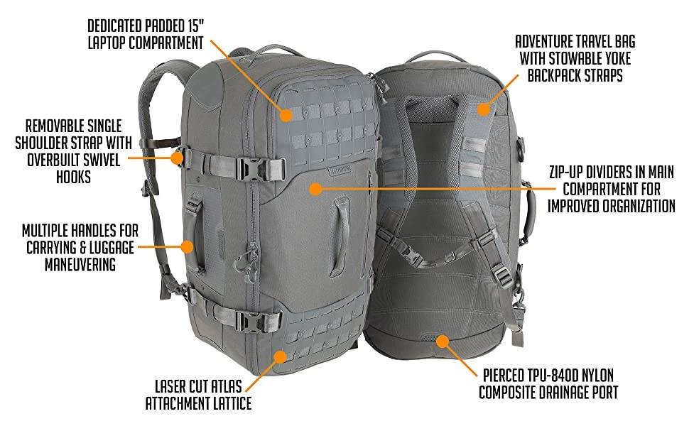 Maxpedition Ironstorm Adventure Travel Bag - Thumbnail 4