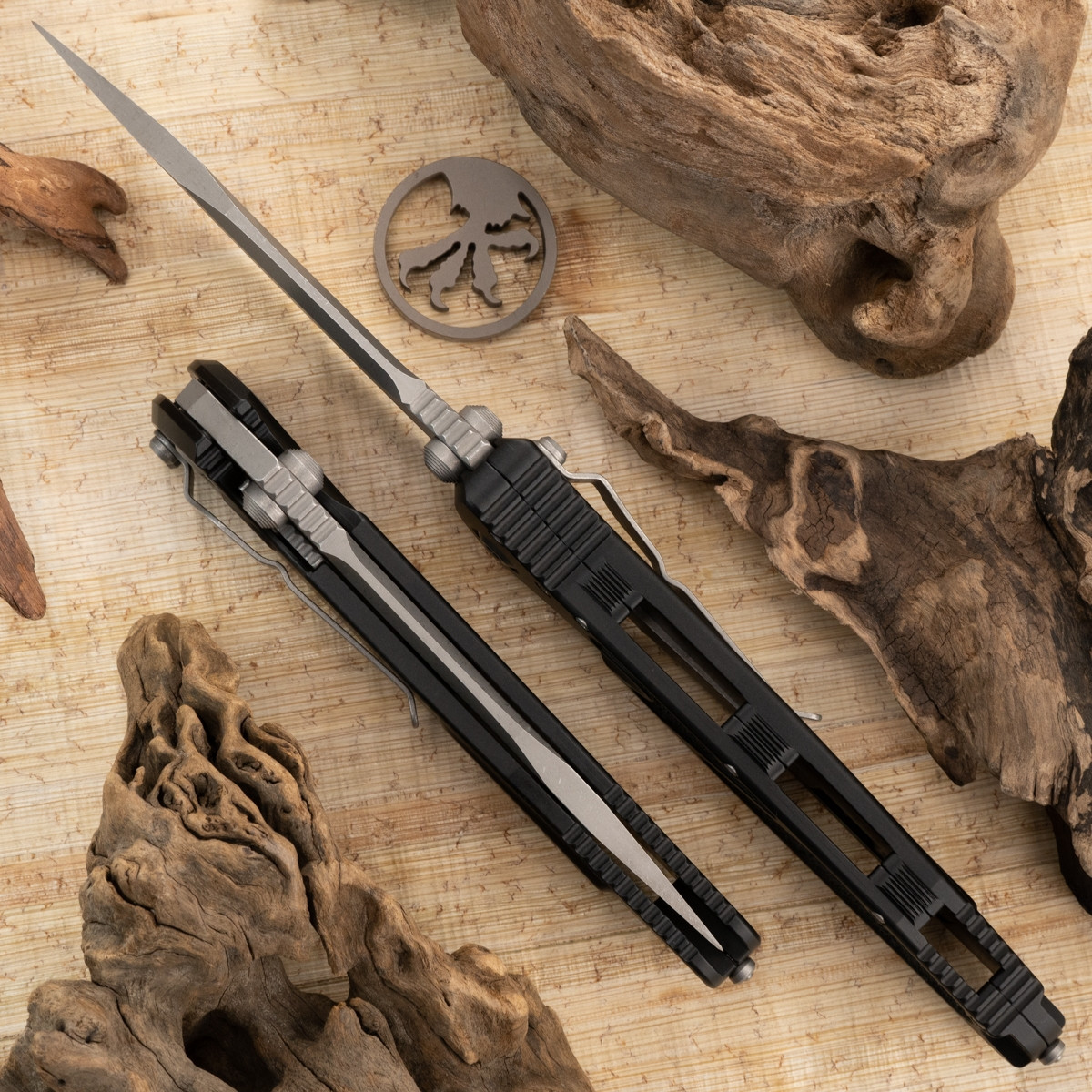 Microtech Socom Elite Manual 160-11AP Single Edge Apocalyptic