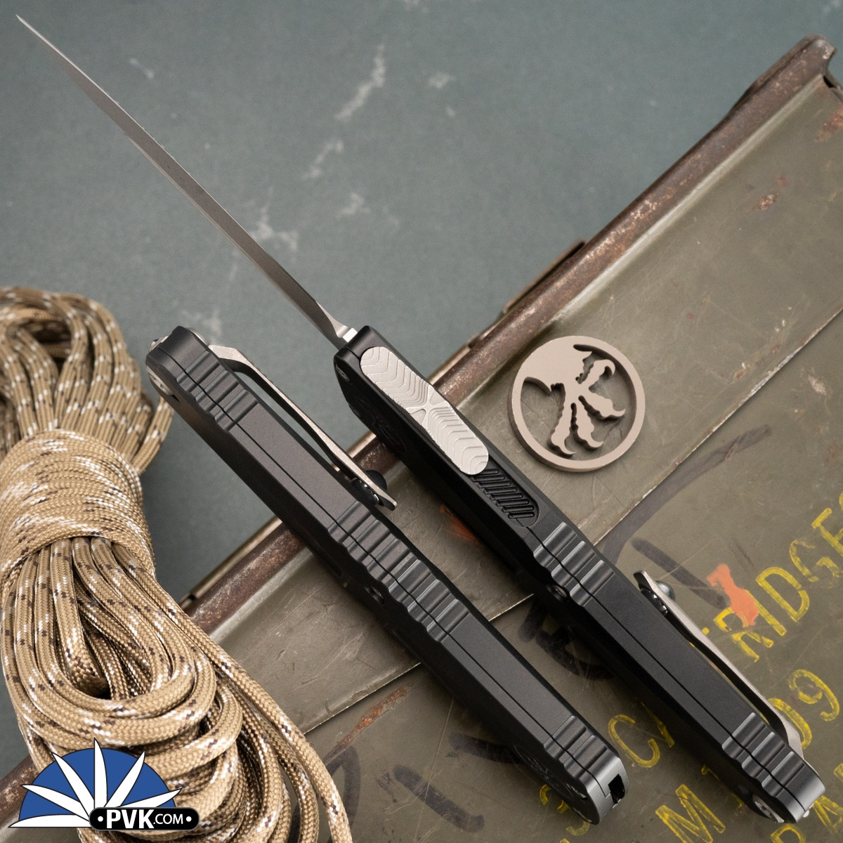 Microtech Combat Troodon Gen 3 1142-10AP Double Edge Apocalyptic Blade ...