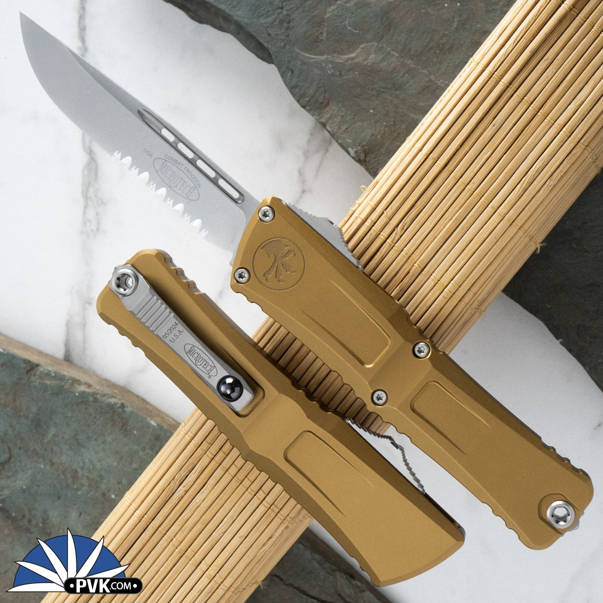 Microtech Combat Troodon Gen 3 1143-11TA Single Edge Stonewash