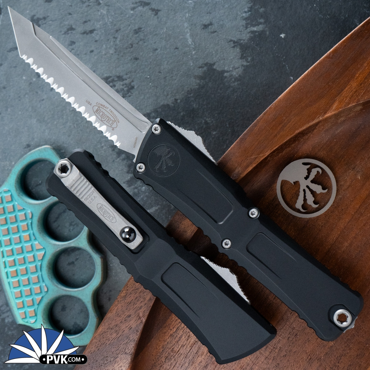 Microtech Combat Troodon Gen 3 1144-12AP Tanto Apocalyptic Full