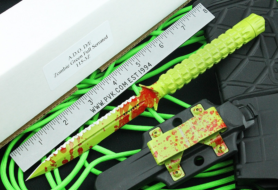 Microtech A.D.O. Fixed Blade DE/ZOMBIE FS - PVK