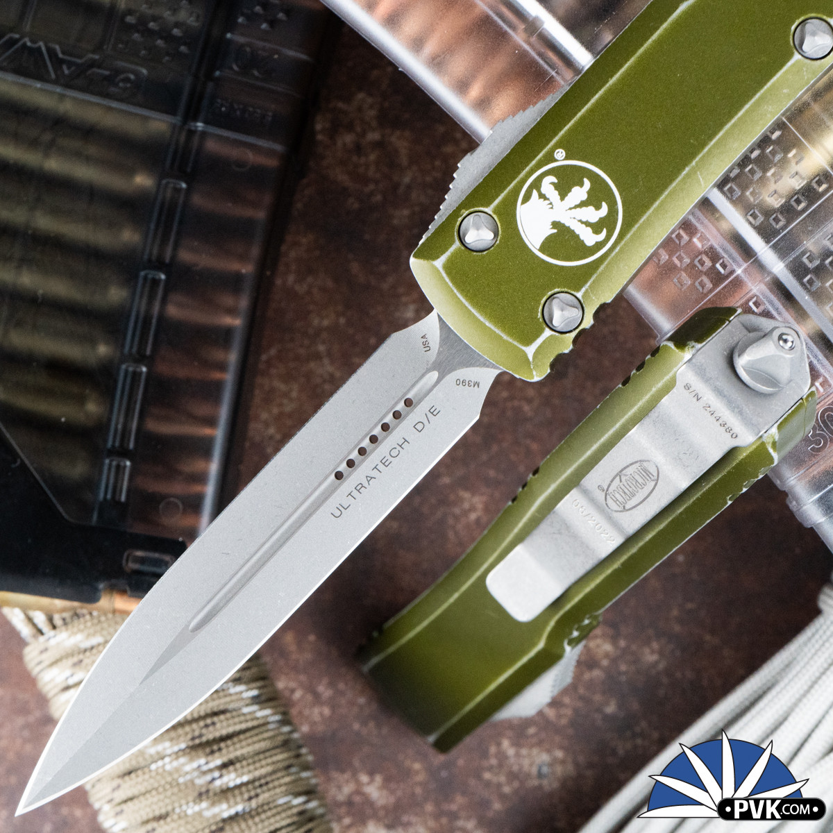 Microtech Ultratech 122-10DOD Double Edge Apocalyptic Blade