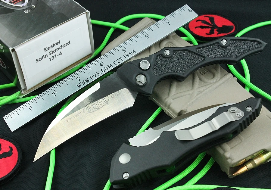 Large Microtech Microtech Kestrel BT/SF - PVK
