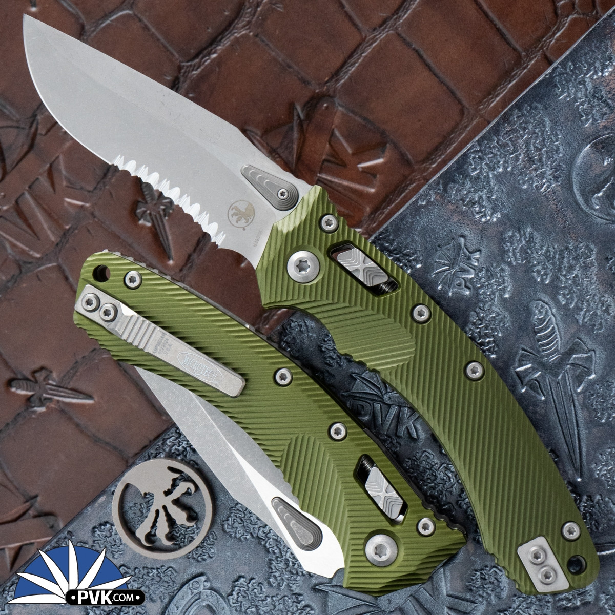 Microtech Amphibian 137RL-11APFLOD Ram-Lok Aluminum OD Green