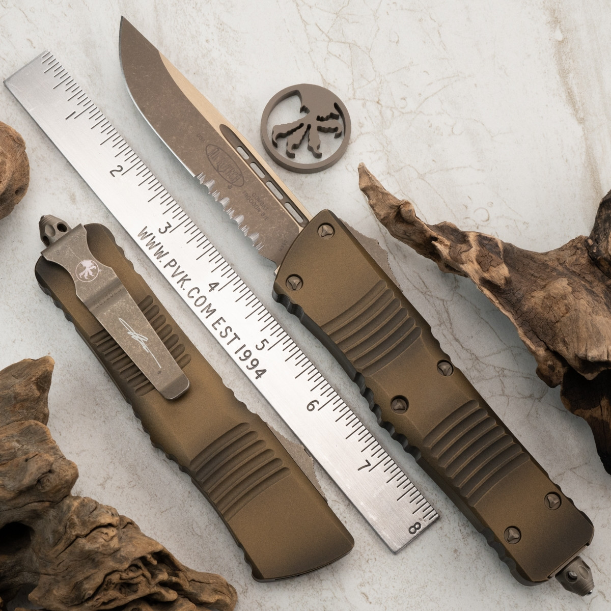 Microtech Combat Troodon 143-14APABS Single Edge Apocalyptic
