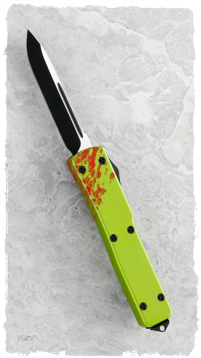 Microtech UTX-70 D/A OTF S/E Zombietech Black Blade - PVK