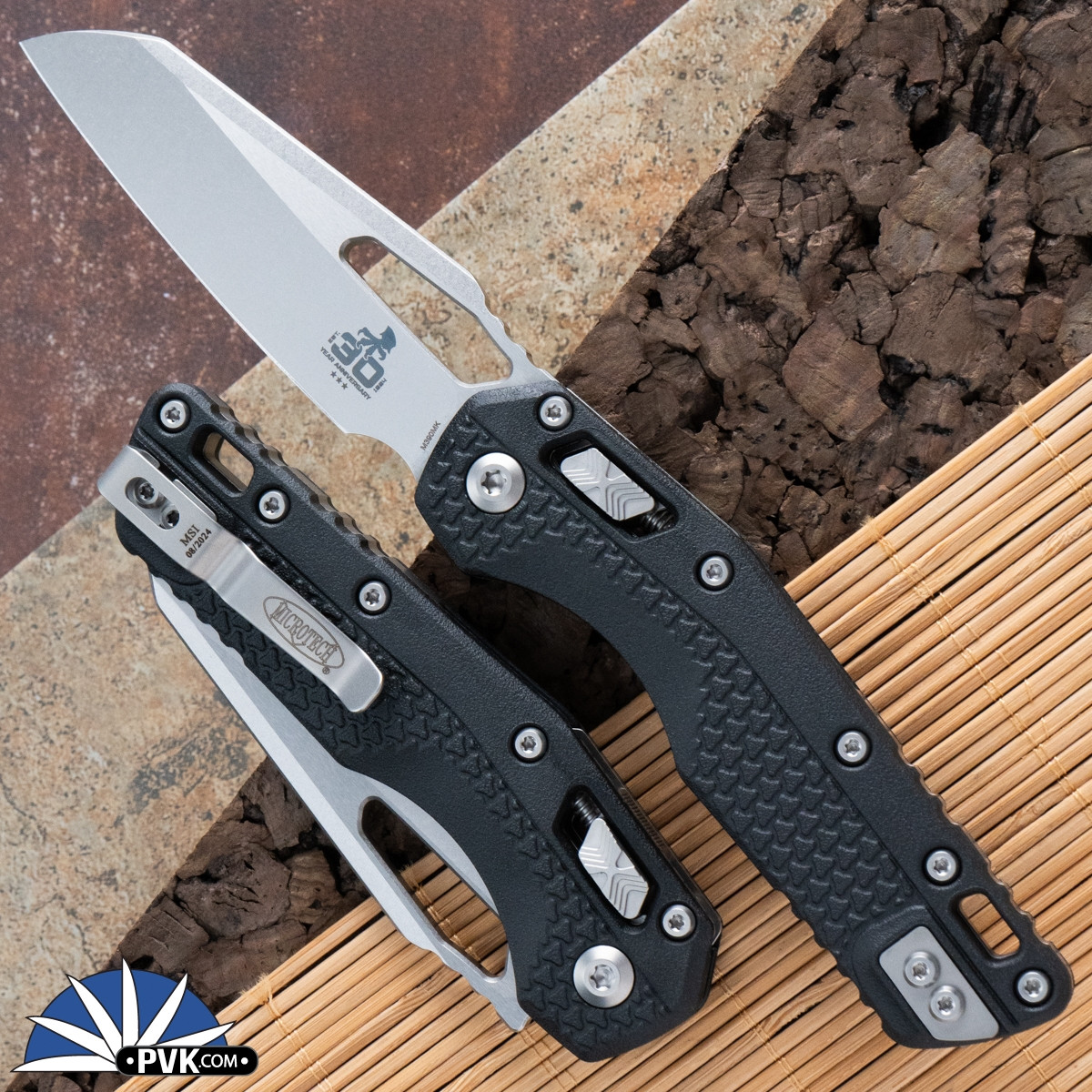 Microtech Standard Issue MSI 210T-10PMBK30 Ram-Lok Polymer Black