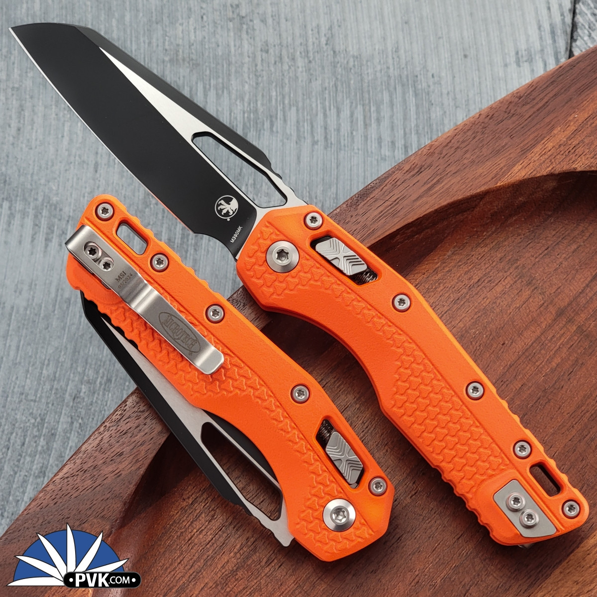 Microtech Standard Issue MSI 210T-1PMOR Ram-Lok Polymer Orange