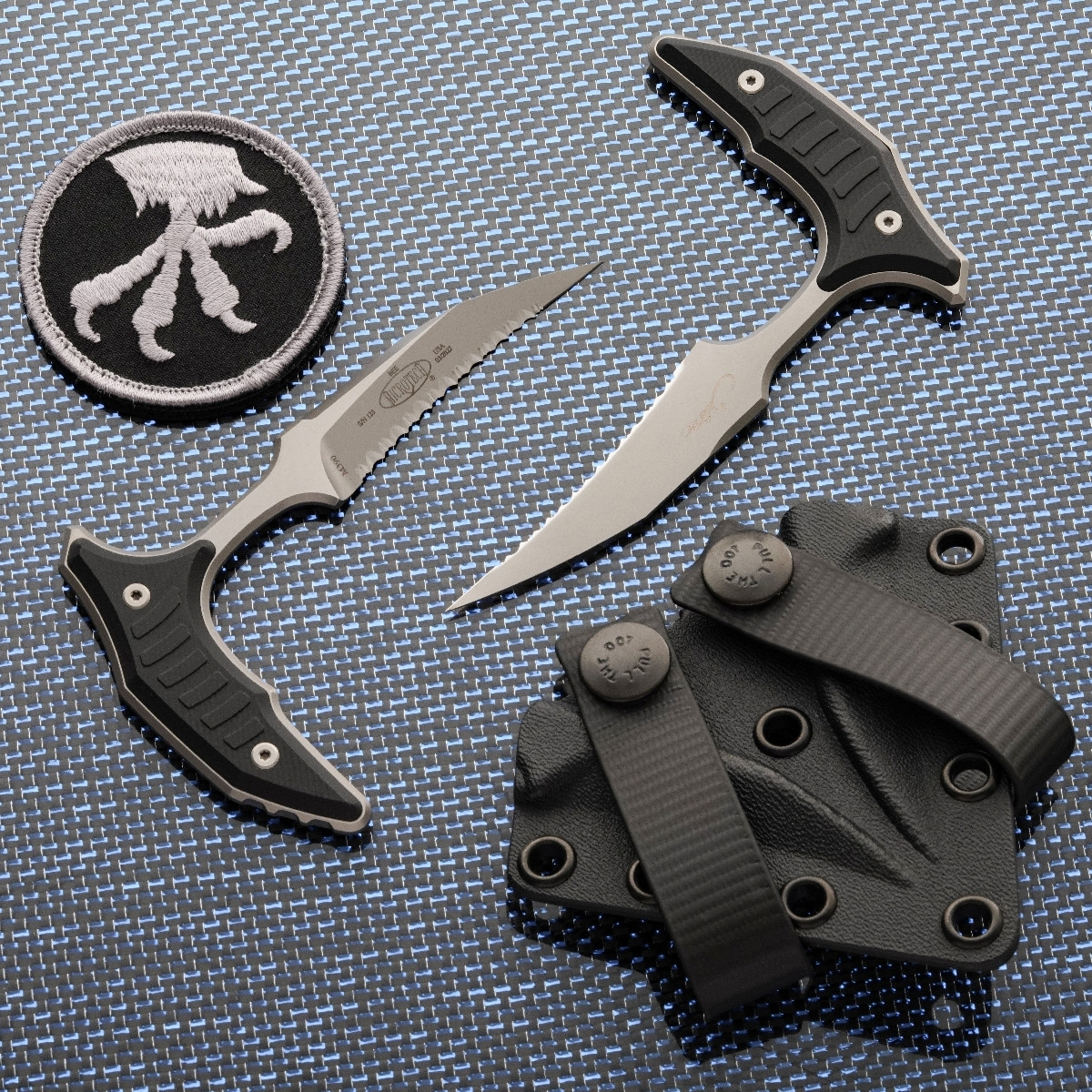 エスパーセット　サイバーメディアバンクM Microtech Dual Bee 218D-12APGTBKS Wharnecliffe Apocalyptic Full