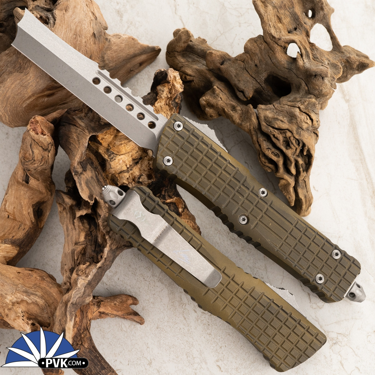 Microtech Combat Troodon 219R-10APFRAES Straight Razor Apocalyptic